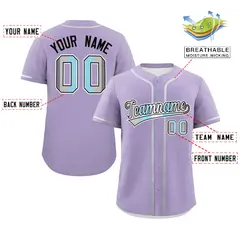 Light Purple Demiboy Pride Month Baseball Jersey 2