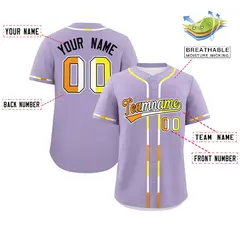 Light Purple Maverique Pride Month Baseball Jersey 2