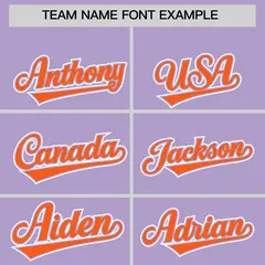 Light Purple Orange Side Flame Outline Basketball Jersey 3