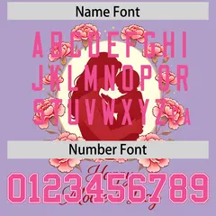 Light Purple Pink Mother's Day Baseball Jersey 3