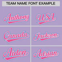 Light Purple Powder Blue Ice Cream Helmet Pattern V-Neck Hockey Jersey 3