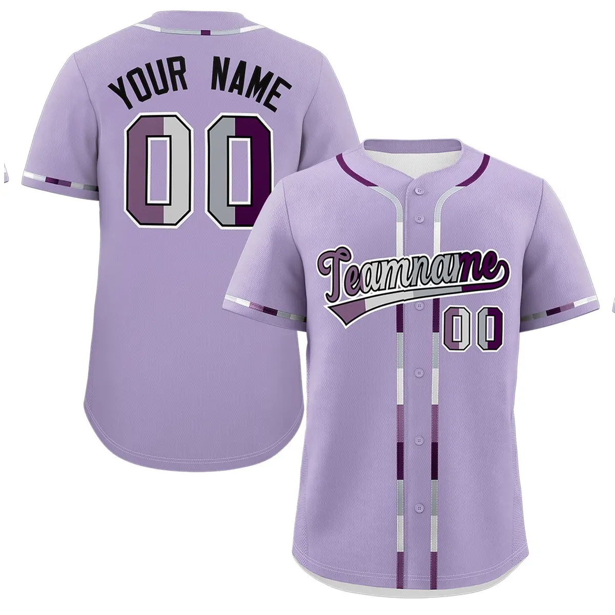 Light Purple Pride Month Classic Baseball Jersey Genderless