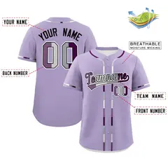 Light Purple Pride Month Classic Baseball Jersey Genderless 2