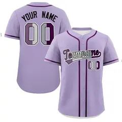 Light Purple Pride Month Classic Baseball Jersey 1