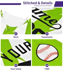Light Purple Purple Blade Pattern Raglan Baseball Jersey 6