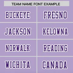 Light Purple Purple Gradient Side Pattern Football Jersey 3