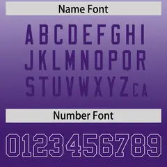 Light Purple Purple Gradient Side Pattern Football Jersey 4