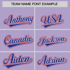 Light Purple Royal Blue White American Flag Graffiti Split Independence Day Baseball Jersey 3