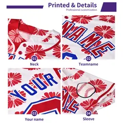 Light Purple Wave Graffiti Pattern Baseball Jersey 6