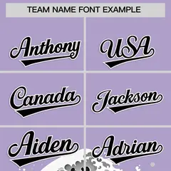 Light Purple Wave Graffiti Pattern Baseball Jersey 3
