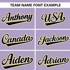Light Purple Yellow Raglan Full-Zip Varsity Letterman Baseball Jacket 7
