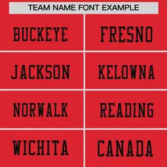Light Red Black Sequin Lettering Stretch Football Jersey 3
