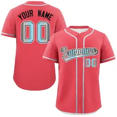 Light Red Demiboy Pride Month Baseball Jersey