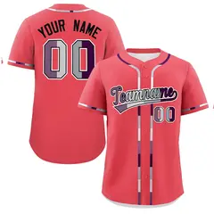 Light Red Pride Month Baseball Jersey 1