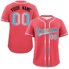 Light Red Transgender Pride Month Classic Baseball Jersey 1