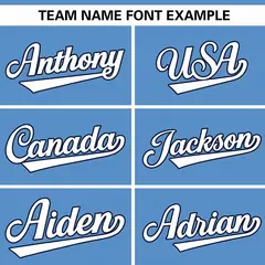 Lt Blue White Thick Stripe Authentic Baseball Jersey 3