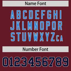 Maroon Baseball Jersey 7