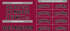 Maroon Black White Classic Curved Basketball Jersey 4