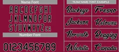 Maroon Black-White Heal Classic Sets Basketball Jersey 4