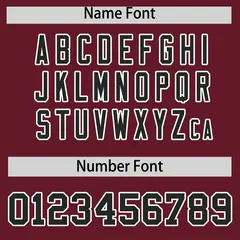 Maroon Classic Baseball Jersey 4