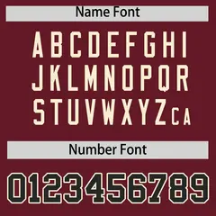 Maroon Classic Baseball Jersey 4