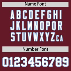 Maroon Classic Baseball Jersey 4