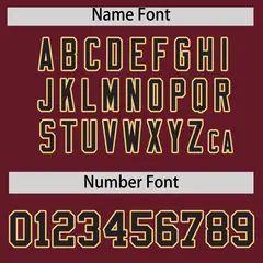 Maroon Classic Baseball Jersey 4