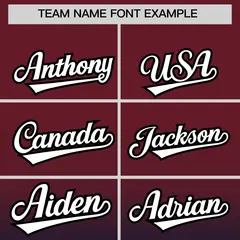 Maroon Navy Gradient Fashion Baseball Jersey 3