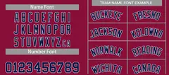 Maroon Navy-White Classic Curved Sets Basketball Jersey 4