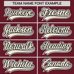 Maroon Quick Dry Baseball Jersey 6