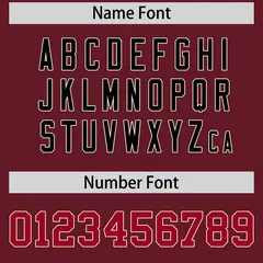 Maroon Quick Dry Baseball Jersey 7