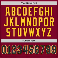 Maroon Red Classic Sets Basketball Jersey 4