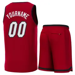 Maroon Red-Crimson Classic Sets Basketball Jersey 3