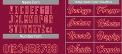 Maroon Red-Gray Classic Heal Sports Basketball Jersey 4