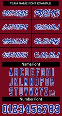Maroon Royal-White Classic Basketball Jersey 3