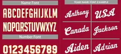 Maroon White Classic Basketball Uniform Jersey 4