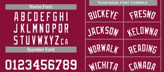 Maroon White Classic Curved Basketball Jersey 4
