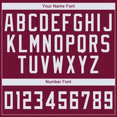 Maroon White Classic Men/Boy Athletic Basketball Jersey 3