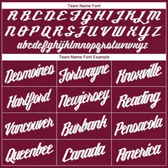 Maroon White Classic Sets Basketball Jersey 5