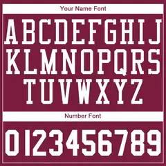 Maroon White Classic Sets Basketball Jersey 4