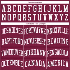 Maroon White Classic Sets Basketball Jersey 5