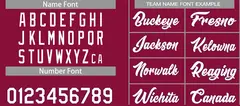 Maroon White-Red Classic Heal Sports Basketball Jersey 4