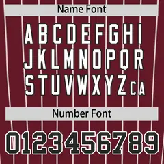 Maroon White Striped Fashion Baseball Jersey 4