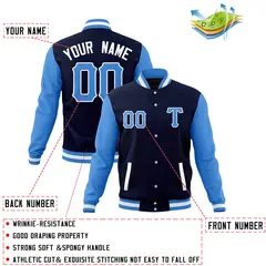 Men's Cotton Blend Varsity Letterman Baseball Jacket 12