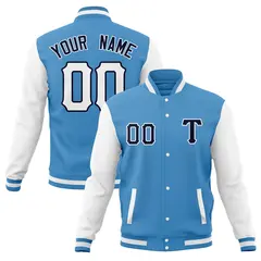 Men's Cotton Blend Varsity Letterman Baseball Jacket 17