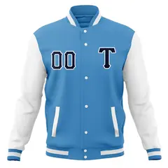 Men's Cotton Blend Varsity Letterman Baseball Jacket 21