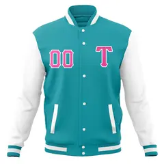 Men's Cotton Blend Varsity Letterman Baseball Jacket 29