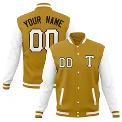 Men's Cotton Blend Varsity Letterman Baseball Jacket 33