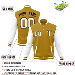 Men's Cotton Blend Varsity Letterman Baseball Jacket 36