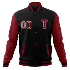Men's Cotton Blend Varsity Letterman Baseball Jacket 5